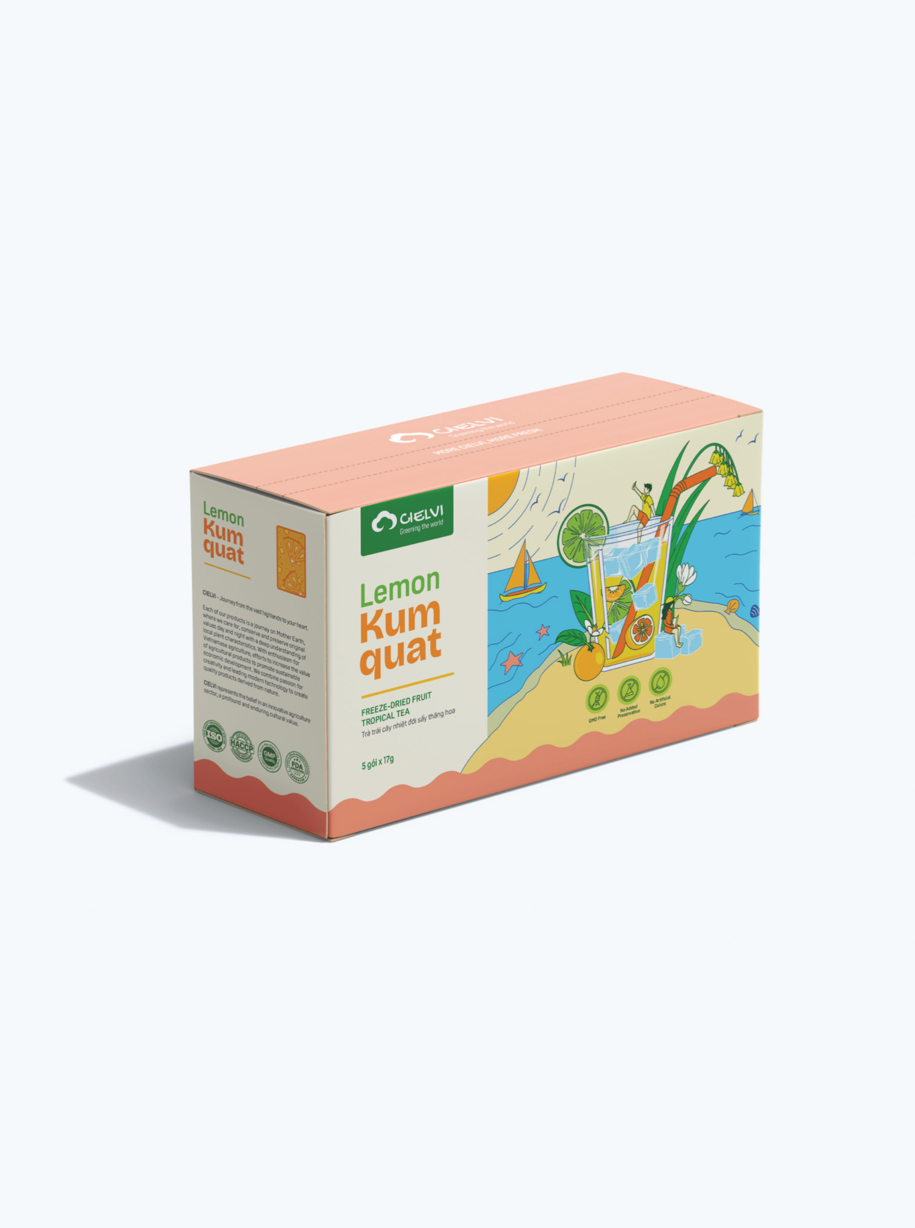 KUMQUAT LIME TROPICAL FRUIT TEA
